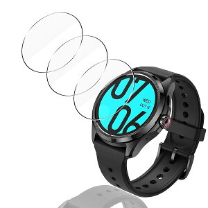 Ticwatch Pro 5 / pro5 Enduro �K���X�t�B���� �ی�t�B���� 3�� �S�ʕی� �X�}�[�g�E�H�b�` �t�B���� �t���ی�t�B���� �d�x9H �ϏՌ� �ی�t�B���� �����K���X �J�o�[ �����x�^�b�` �����^ ��U�h�~