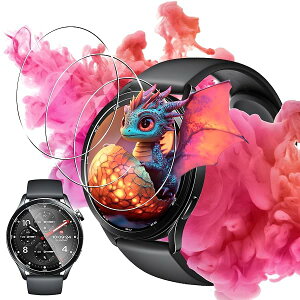Xiaomi Watch S5 �K���X�t�B���� �ی�t�B���� 3�� 1.5�C���` 3���Z�b�g �V���I�~ Watch S5 �t�B���� �����K���X �t���ی�t�B���� �J�o�[ �d�x9H �ϏՌ� �����x�^�b�` �w��h�~ ������ �a���� �����z