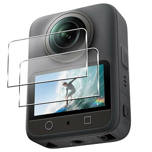 DJI Osmo 360 �ی�t�B���� �K���X�t�B���� 2���Z�b�g �I�Y�� 360 �t�B���� �����K���X ��ʕی� �d�x9H �ϏՌ� ��U�h�~ �C�A�[�� �\��t���ȒP DJI Osmo 360 �A�N�Z�T���[