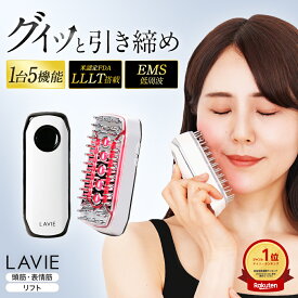 電気ブラシ 美顔器 LAVIE公式 スカルプエステ EMS LLLT 低出力レーザー RF ラジオ波 赤色LED 電気針 スカルプブラシ リフトブラシ 頭皮ブラシ 頭皮ケア 頭皮マッサージ バイブレーション リフトアップ エステ ヘッドブラシ LVS001