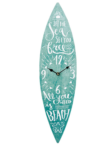 楽天市場】サーフボード ウォールクロック 壁掛け時計「SURF