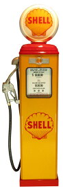 1950年代のガスポンプ SHELL（シェル）ライト付き オブジェ 195cm 《GAS PUMP》 プロモーション ガレージ 西海岸風 インテリア アメリカン雑貨