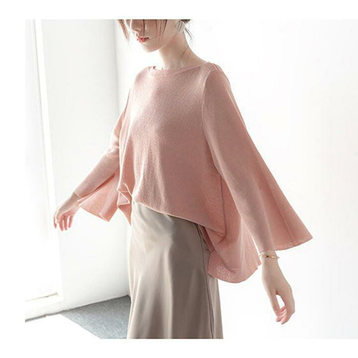 楽天市場】七分袖 ニットソー 薄ニット ブランド TATOYA トップス 