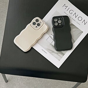 ネコポス配送 iPhoneケース ウェーブシルエットデザイン iPhone Air iPhone17 17pro iPhone16e 16 16pro iPhone15 15pro iPhone14 14pro iPhone13 13pro iPhone12 iPhone11 エクリュ/ブラック スマホケース スマホカバー 携帯カ
