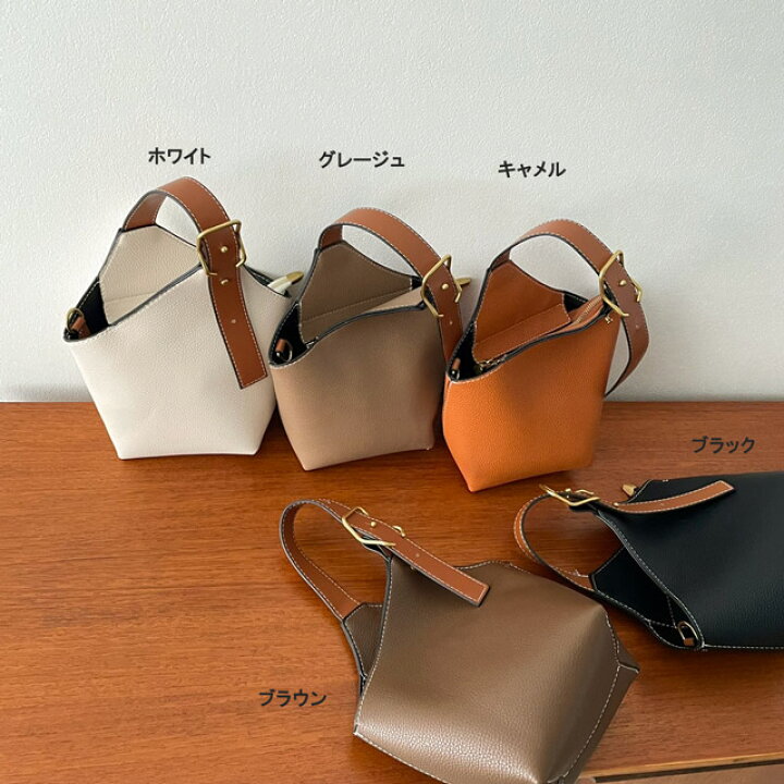 ハイクラス】HIGH CLASS ボリード型 レザー 2WAY ハンドバッグ 