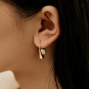 ネコポス配送 K18コーティング ドロップフック パールピアス ゴールド