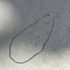 【ネコポス送料無料】 ance SV925 Flat Chain Necklace