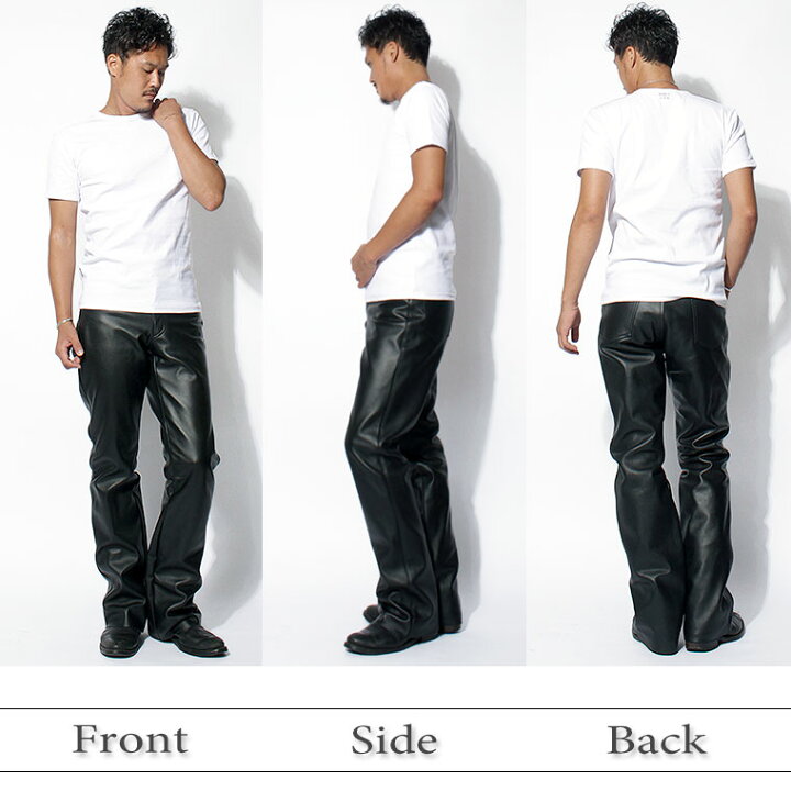 楽天市場】Schott ショット ブーツカット レザーパンツ 604 【USA 