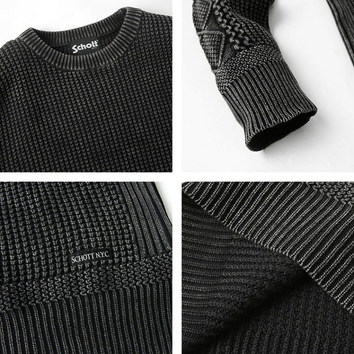 楽天市場】【ポイント10倍】Schott ショット ダルカラー クルーネック 