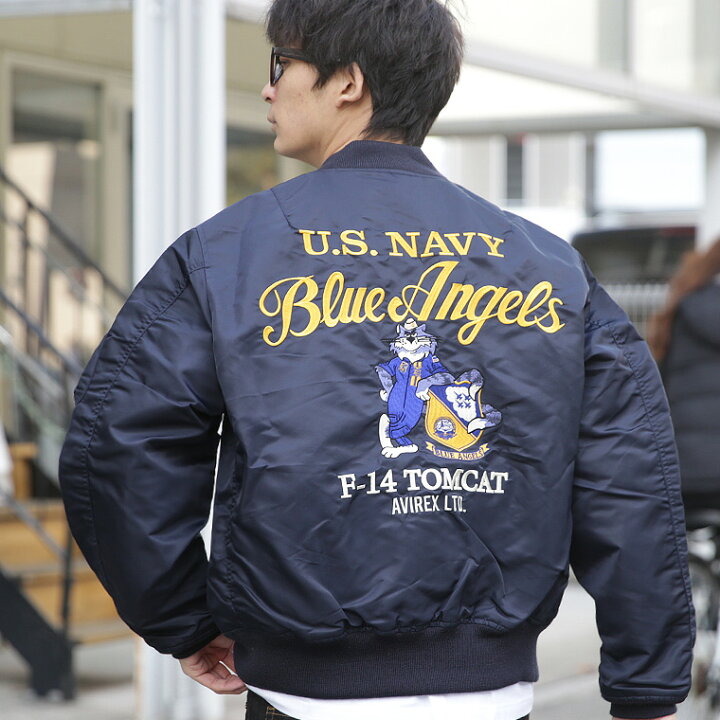 楽天市場】AVIREX アヴィレックス アビレックス L-2 BLUE ANGLES F-14 