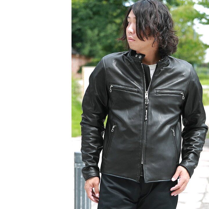 楽天市場】オータムSALE限定 ポイント10倍 Schott ショット ラムレザー 