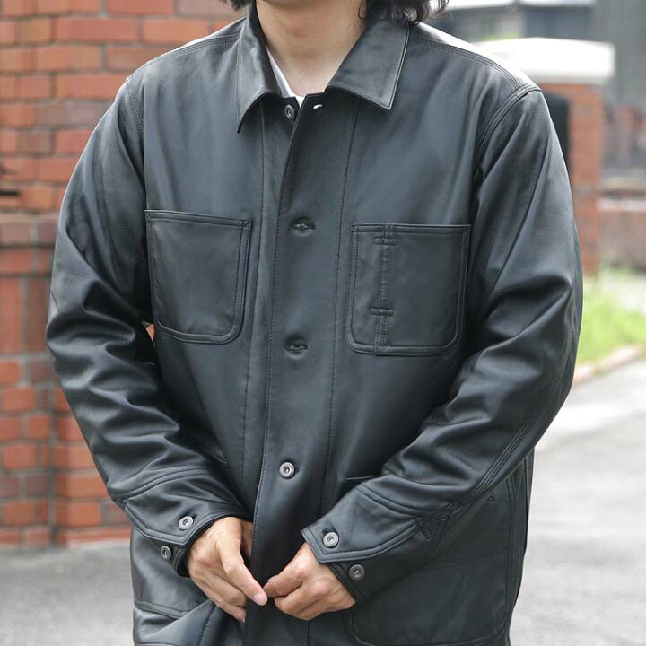 楽天市場】【ポイント10倍】Schott ショット ラムレザー カバーオール 