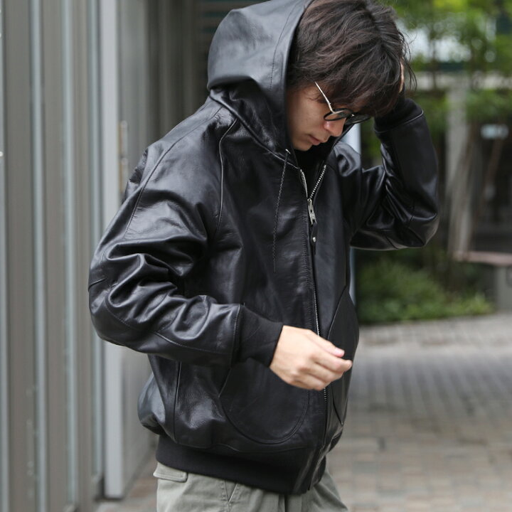 楽天市場】【ポイント10倍】Schott ショット LEATHER HOOED JACKET 
