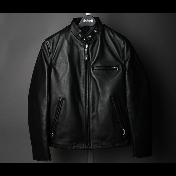 楽天市場】Schott ショット シングルライダース 641 本革 【USAモデル 