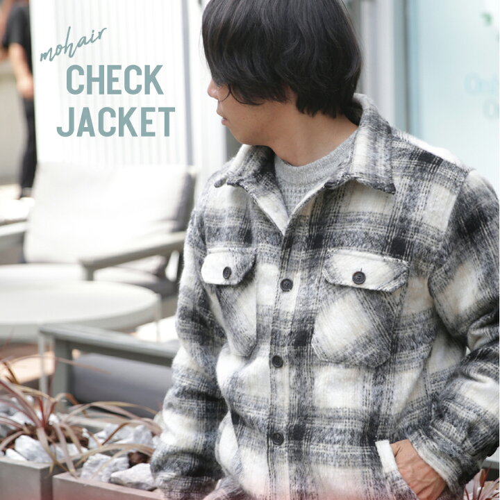 楽天市場】シャツジャケット CPOジャケット メンズ チェック柄 