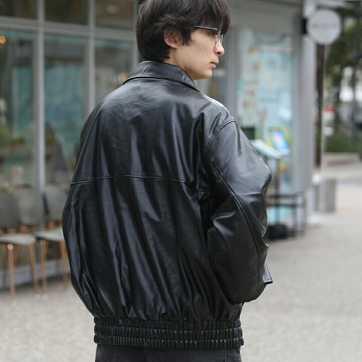 楽天市場】PUレザー カラーブルゾン A-2 A2タイプ トラッカー 