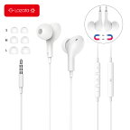 Lazata 3.5mm 有線 イヤホン PC 有線 イヤホン カナル型 HiFi重低音 遮音 音漏れ防止 磁気デザイン コード絡みにくい CTIA規格 4極イヤホン マイク付き 通話可 テレワークと在宅勤務に適用 3.5mmジャック使用のSwitch/iOS/Android/PC/デバイスに対応可