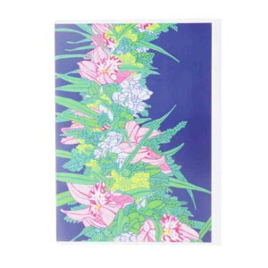 グリーティングカード メッセージカード ギフトカード ポストカードサイズ 夏 ハワイ ハワイアン 封筒付き おしゃれ かわいい 花 ボタニカル 蘭 ラン オーキッド マウナロア Maunaloa ORCHID Judd