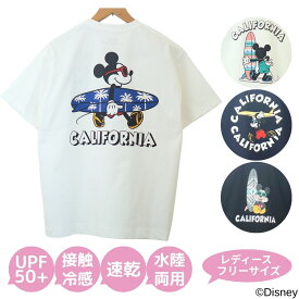 Disney / ANTIBAL ミッキー tシャツ レディース ドライ 速乾 UVカット フリーサイズ