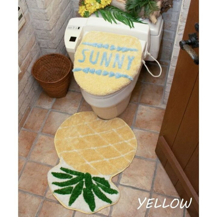 トイレマット セット 2点セット ハワイアン雑貨 貝殻 シェル パステル カラー おしゃれ かわいい トイレ ふたカバー ハワイ 洗える ふわふわ トイレタリー 新作送料無料