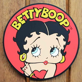 ラバーコースター ベティブープ Betty Boop(ドレス) COB-003B キッチン おしゃれ 北欧 シリコン アメリカ 珪藻土 手作り アメリカ雑貨 食器 カトラリー グラス キャラクター 生活雑貨