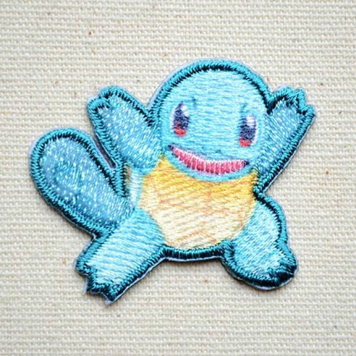 楽天市場 ワッペン ポケットモンスター ゼニガメ Pos002 アイロン マスク 通販 アップリケ シャツ ミニサイズ アルファベット イニシャル ミリタリー 入園 名前 キャラクター Sss ワッペン通販 ワッペンストア