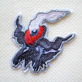 ポケモン ポケットモンスター ダークライ ワッペン アイロン シール 刺繍 キャラクターグッズ 入園準備 入学準備　POS028 ブランド 大人向け アップリケ アルファベット イニシャル 入園 名前 キャラクター