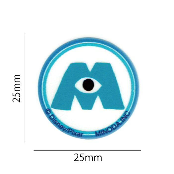 楽天市場 光る 安全 ワッペン ステッカー ディズニー モンスターズインク ロゴ 蓄光 小学校 保育園 幼稚園 D01i1661 Sss ワッペン通販 ワッペンストア