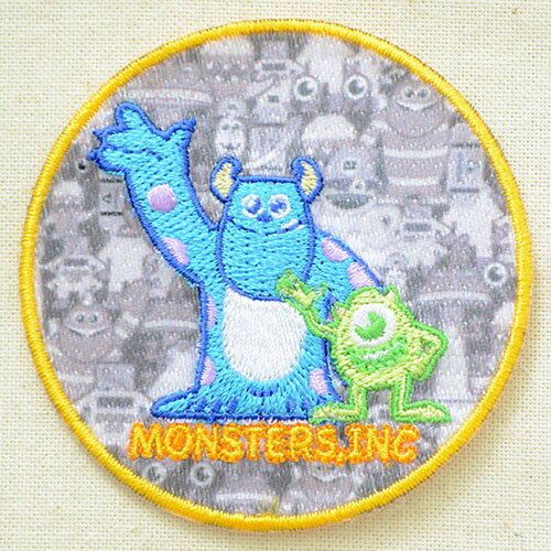 楽天市場 ワッペン ディズニー モンスターズインク サリー マイク ラウンド My5501 My321 ワッペン ブランド 通販 アップリケ ブレザー シャツ エンブレム アルファベット イニシャル スヌーピー スマイル ミリタリー アメリカ空軍 企業 アメリカ アイロン 入園 名前