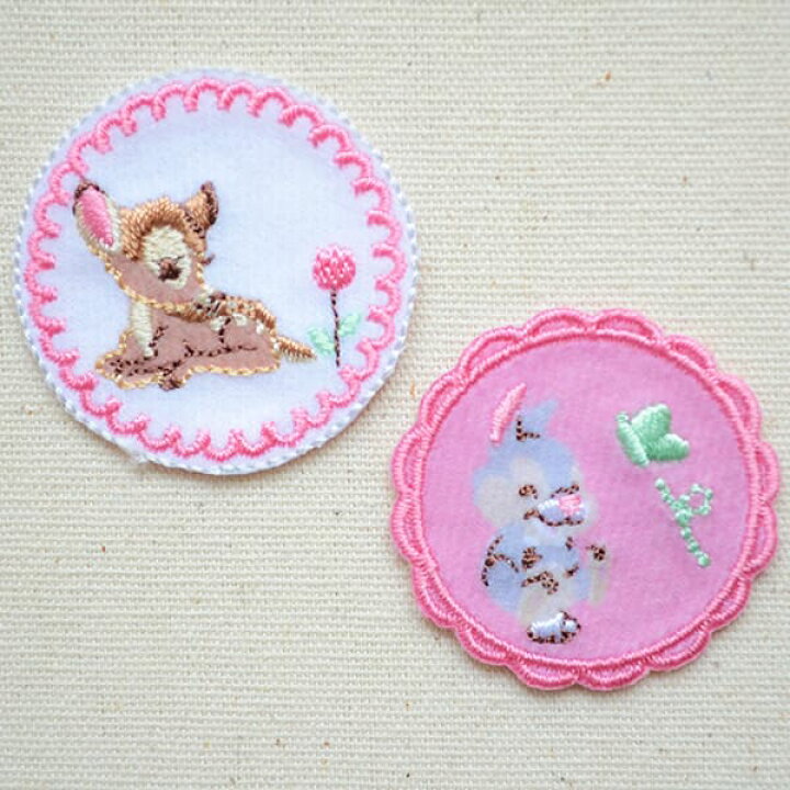 楽天市場 ワッペン ディズニー バンビ とんすけ 2枚組 My5502 My332 ワッペン アイロン ブランド 通販 アップリケ ブレザー シャツ エンブレム アルファベット イニシャル ミリタリー 入園 名前 キャラクター Sss ワッペン通販 ワッペンストア