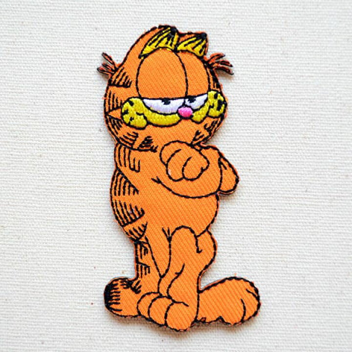楽天市場 ワッペン ガーフィールド Garfield Leo 003 ワッペン アイロン ブランド 通販 アップリケ ブレザー シャツ エンブレム アルファベット イニシャル ミリタリー 入園 名前 キャラクター ワッペン通販 ワッペンストア