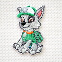 ワッペン アイロン ブランド ロゴ アップリケ パウパトロール ロッキー ポーズ T01Y2365 大人向け 子供向け 服 グッズ おしゃれ アルファベット イニシャル 数字 入園 名前 キャラクター