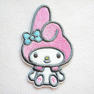 ワッペン マイメロディ サンリオ SCW550-SCW38 ワッペン アイロン ブランド 通販 アップリケ ブレザー シャツ エンブレム アルファベット イニシャル ミリタリー 入園 名前 キャラクター