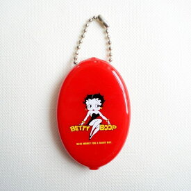 コインケース ベティブープ Betty Boop レッド ラバー BT-RED 小銭入れ キーホルダー アメリカ アメリカ雑貨 シリコン ブランド