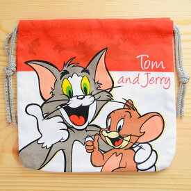 アメリカンキャラ巾着袋(S) トムとジェリー Tom and Jerry LJK-S003
