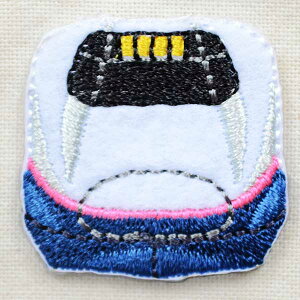 鉄道/電車 トレインミニワッペン E2系はやて TR380-TR03 アイロン アップリケ パッチ アルファベット エンブレム 名前 ミリタリー 車 ディズニー ワッペン