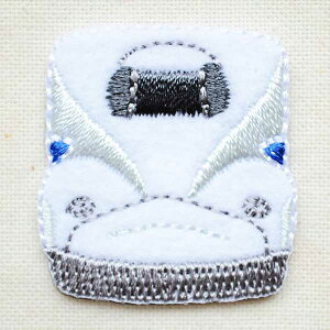 鉄道/電車 トレインミニワッペン N700系新幹線 TR380-TR07 アイロン アップリケ パッチ アルファベット エンブレム 名前 ミリタリー 車 ディズニー ワッペン