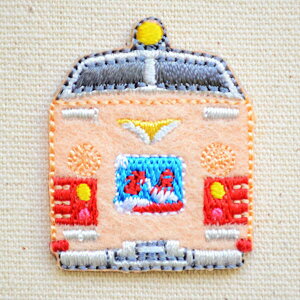 鉄道/電車 トレインミニワッペン 485系雷鳥 TR380-TR18 アイロン アップリケ パッチ アルファベット エンブレム 名前 ミリタリー 車 ディズニー ワッペン