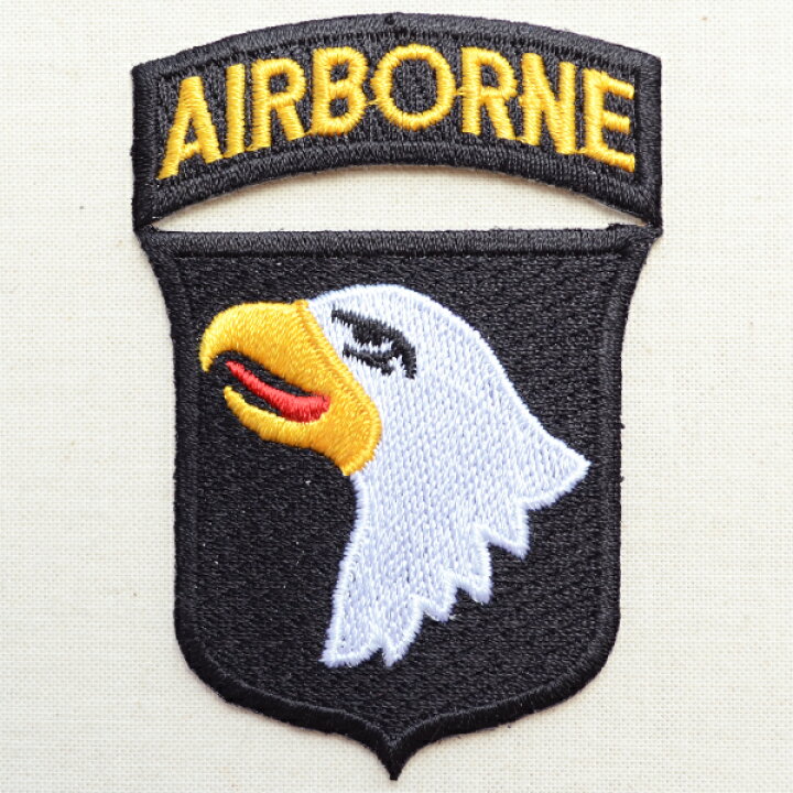 楽天市場 ミリタリーワッペン Airborne エアボーン イーグル エンブレム ブラック ホワイト Pm0097 アイロン アップリケ パッチ アルファベット エンブレム 名前 ミリタリー 車 ディズニー ワッペン Sss ワッペン通販 ワッペンストア
