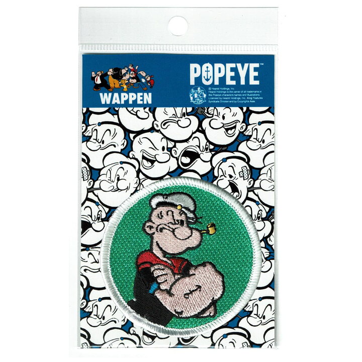 楽天市場 Popeye ポパイ シール ワッペン アメリカン雑貨 かわいい アイコン おしゃれ アイロン アップリケ パッチ エンブレム 名前 入園 子ども Sss ワッペン通販 ワッペンストア