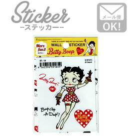 ステッカー 車 かっこいい ベティブープ Betty Boopかわいい バイク カスタム スマホ シール (ドット) BT-10
