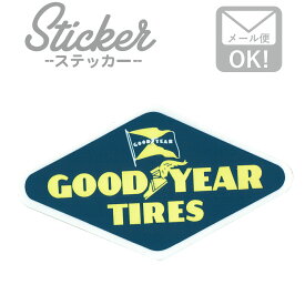 ステッカー/シール GOODYEAR MS017 グッドイヤー ステッカー シール カスタマイズ オリジナル バイク 車 ガソリン アメリカン