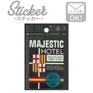 XebJ[ V[   AEghA Be[WzeY VHS004 ubN VINTAGE HOTELS STICKER04