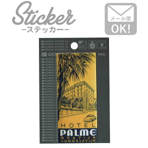 XebJ[ V[   AEghA Be[WzeY VHS038 CG[ VINTAGE HOTELS STICKER 38