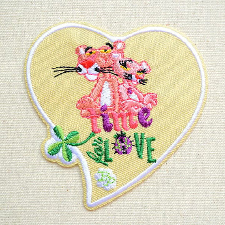 ピンクパンサーpink Panther 刺繍ワッペン アイロンパッチピンクパンサーpink Panther アイロンパッチ 刺繍ワッペン