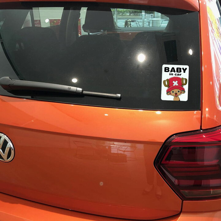 楽天市場 ステッカー ベイビーインカー ワンピース カワイイ 車 かっこいい ブランド チョッパー Lcs 052 ホワイト Sss ワッペン通販 ワッペンストア