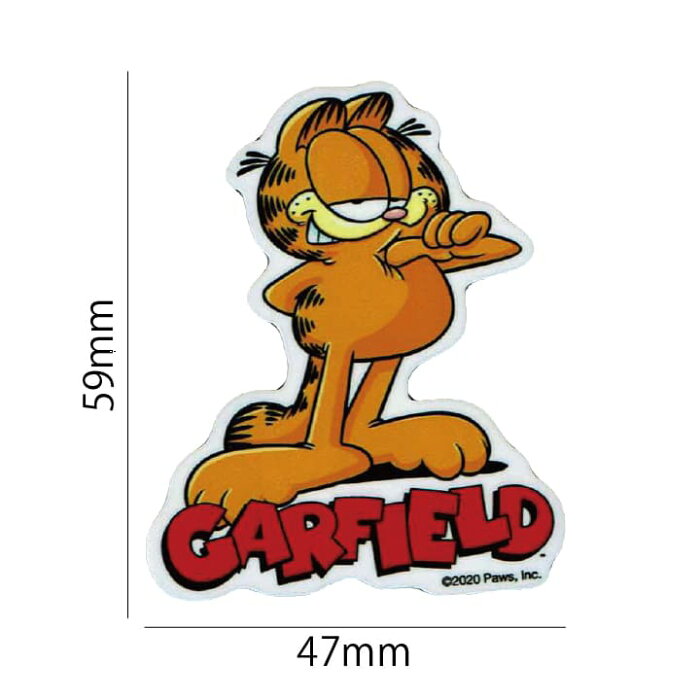 楽天市場 ステッカー 車 かっこいい おしゃれ スマホ グッド カワイイ ガーフィールド ダイカットミニ Gf 014 防水 アウトドア ワッペン通販 ワッペンストア