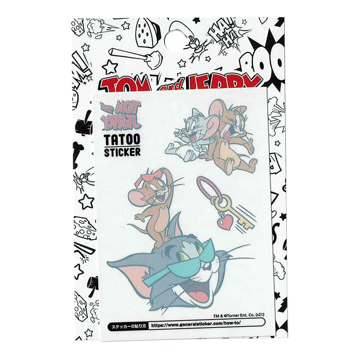 楽天市場 タトゥーステッカー ボディシール カワイイ かっこいい おしゃれ アニメトムとジェリー Tattoシール Tj 033 サングラス ワッペン通販 ワッペンストア