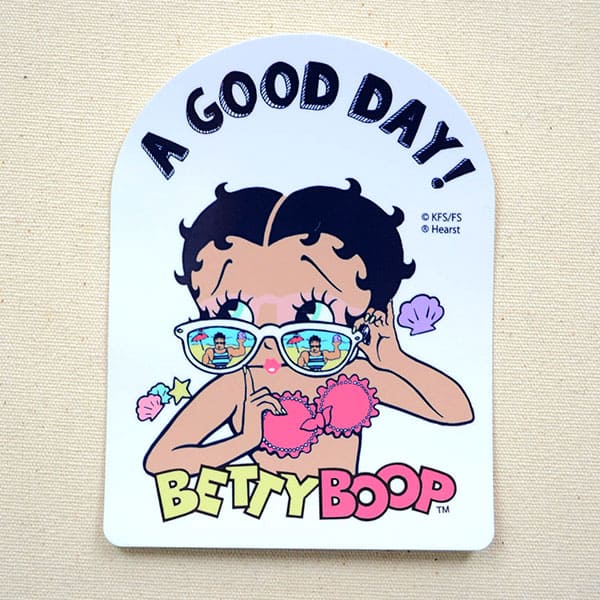 かわいいベティちゃんのステッカー カスタマイズにぴったり 贈呈 ステッカー シール ベティブープ Betty Boop A Day カスタマイズ オリジナル Good St Slbt04 キャラクター