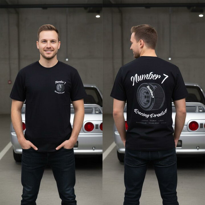 楽天市場】【 Number7 】 ホイール Tシャツ メンズ 旧車 アメカジ 